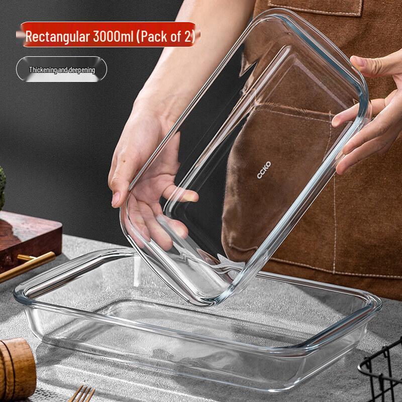 Heat-Resistant Glass Bowl with Lid