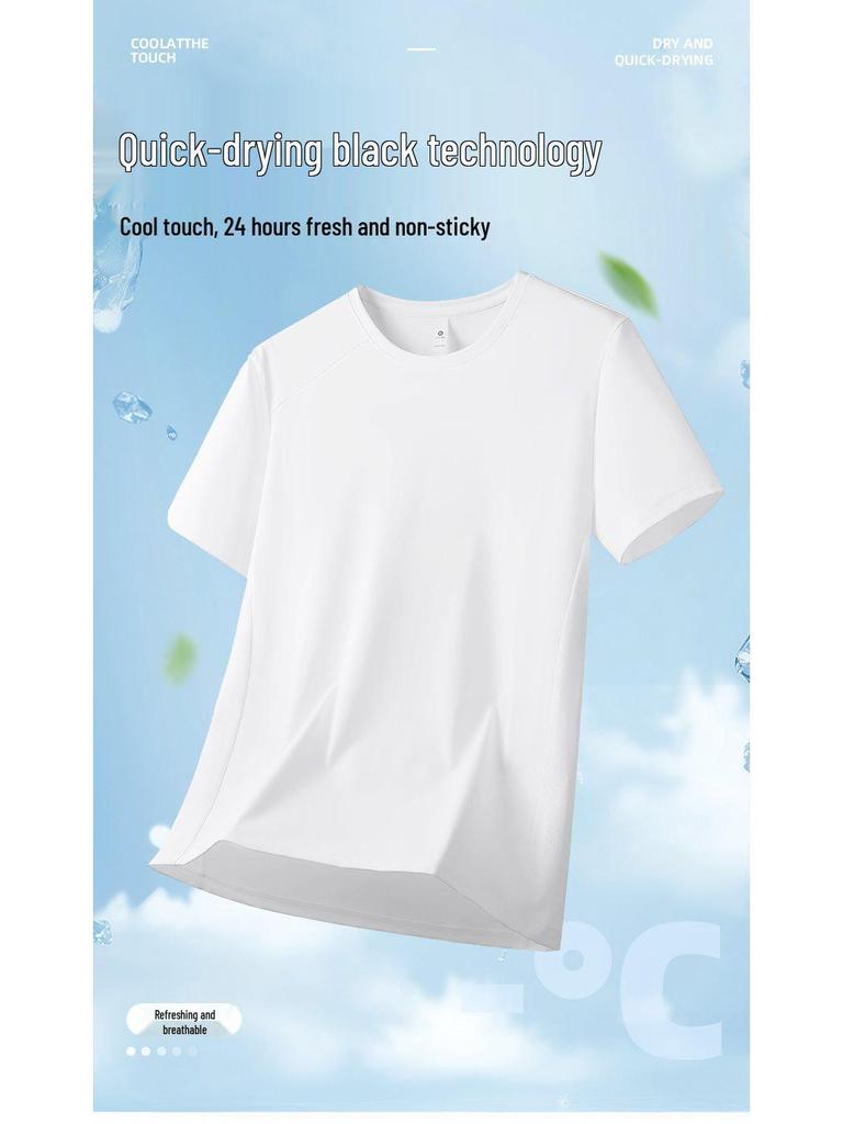 Men's 2026 Lightweight Breathable Loose Fit Running T-Shirt - High Quality, Plus Size, Short Sleeve Summer Style