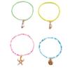 Bohemian rice bead bracelet shell jewelry female starfish bracelet niche high-end light luxury jewelry