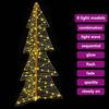 Christmas Tree with 160 LEDs Warm White 150 cm PET