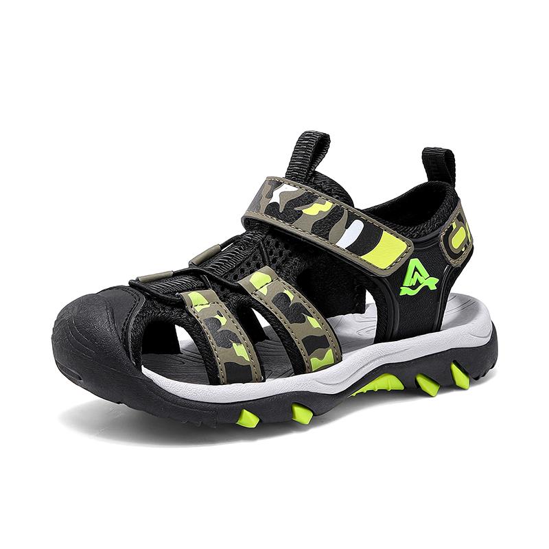 

Summer Children Beach Sandals Fashion Sneakers For Girls Size 28-39 Boys Footwear Kids Non-slip Sandalias Baby Shoes 28 зелёный