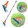 Abnehmbarer Laubrechen & Unkrautrechen - Reiniger für Hof- & Gartenboden