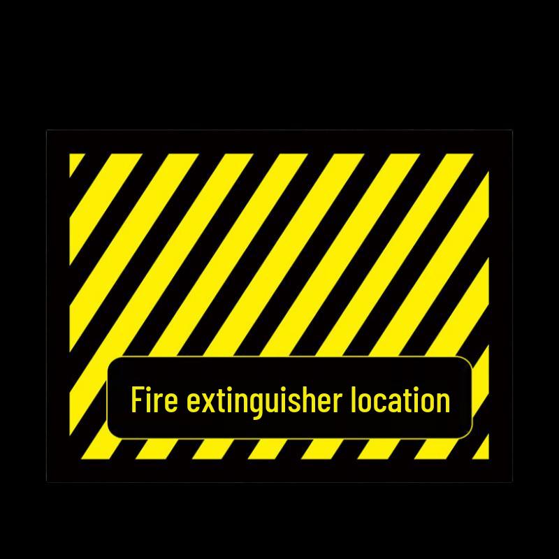 Fire Extinguisher Location Safety Floor Sticker