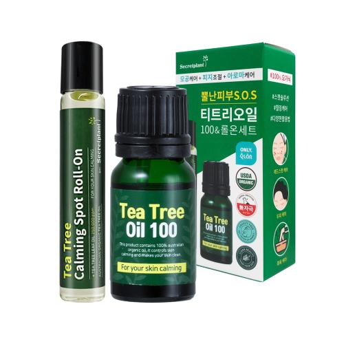 Skin-i Organic Tea Tree Oil + Roll-on Set none