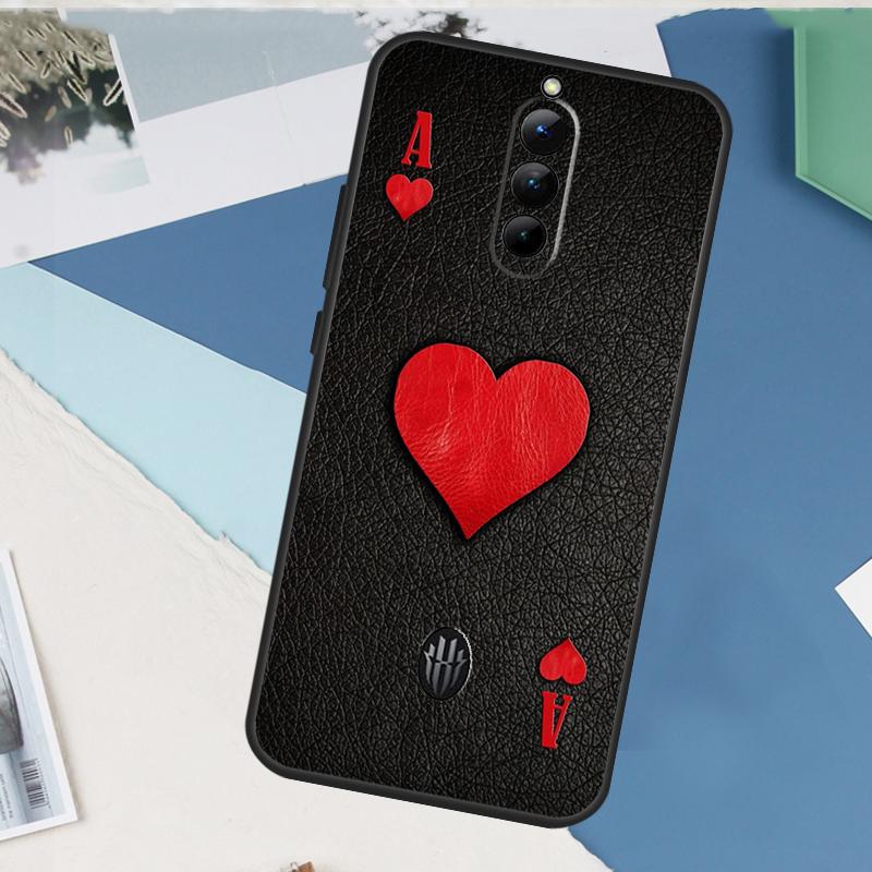 Ace of Spades Case For ZTE Nubia Red Magic 10S 11 10 9 8 8S 9S Pro Plus 6 7 6S 7S Pro 5G 6R 10 Air Cover