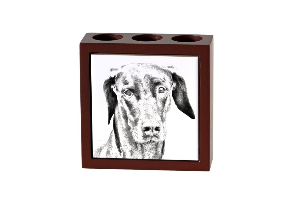 Dobermann, Doberman Pinscher, Dobie – Pen holder with a dog, desk organizer with a print | Art-Dog