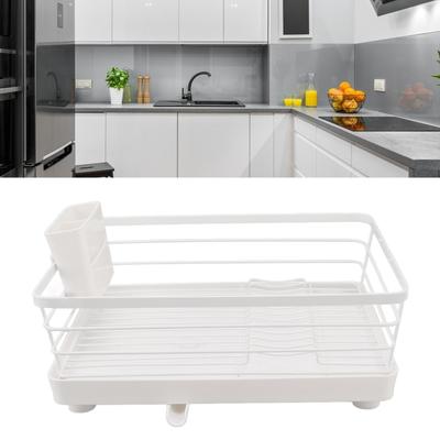 Dish Drying Racks Modern Large Capacity Dish Drainers With Draining Tray Tableware Drainer Kitchen Countertop Storage Rack Cup