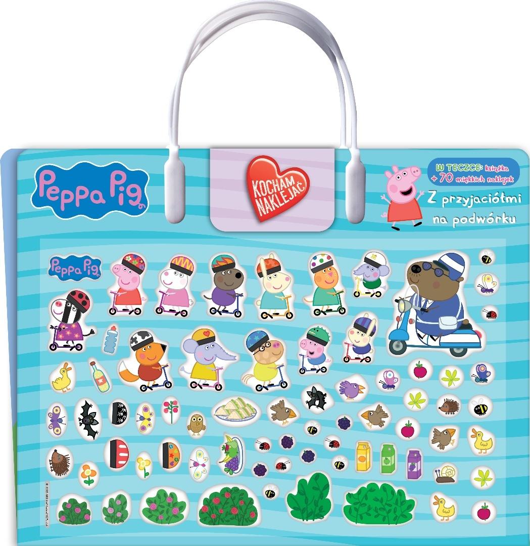 Peppa Pig. Ik hou van stickers. Met vrienden op...