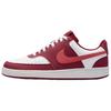 Court Vision Synthetic Leather Low Top Skateboard Shoes Women's Red White IM1652-601