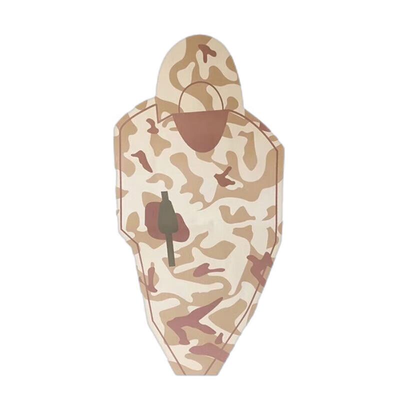 

Desert Camouflage Figure Target Paper