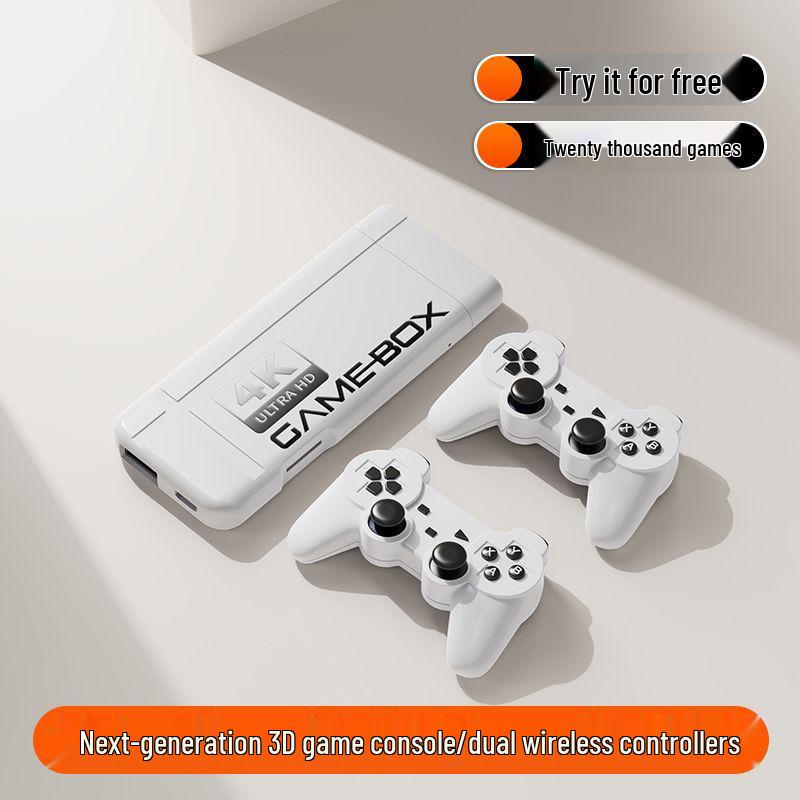 Retro HD TV Game Console: Classic Arcade Racing & Puzzle, Two-Player Sega Edition