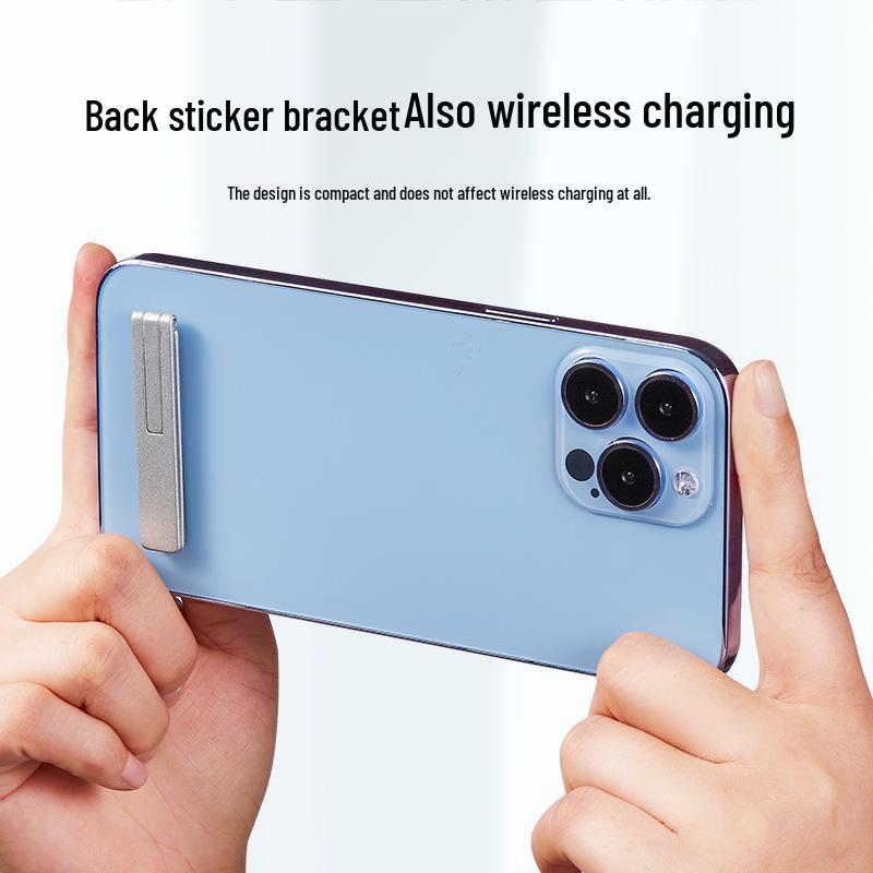 Ultra-Thin Metal Ring Stand: Invisible Adhesive Mobile Phone Holder