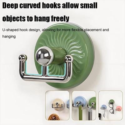 Heavy Duty Suction Cup Hooks No Drill Wall Hangers For Bathroom Kitchen Clothes Towels Multi Purpose Space Saving Organization