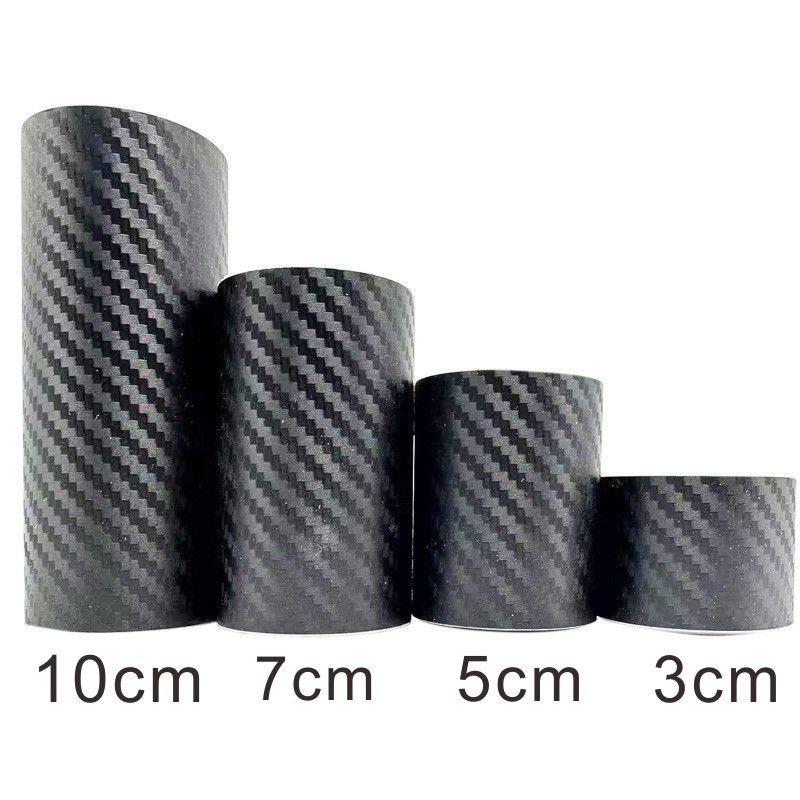 3D Carbon Fiber Car Body Sticker - Anti-Scratch Protective Tape for B-Pillar & Door Window