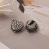 Brass Base Flower Sleeve Button Rhinestone Button Cover Clip  Suit Accessories