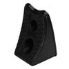 2Pcs Vehicle Wheel Tire Chock Stop Block Wheel Slip Resist Base Tire Support Pad Heavy Duty Wheel Stopper Control Black