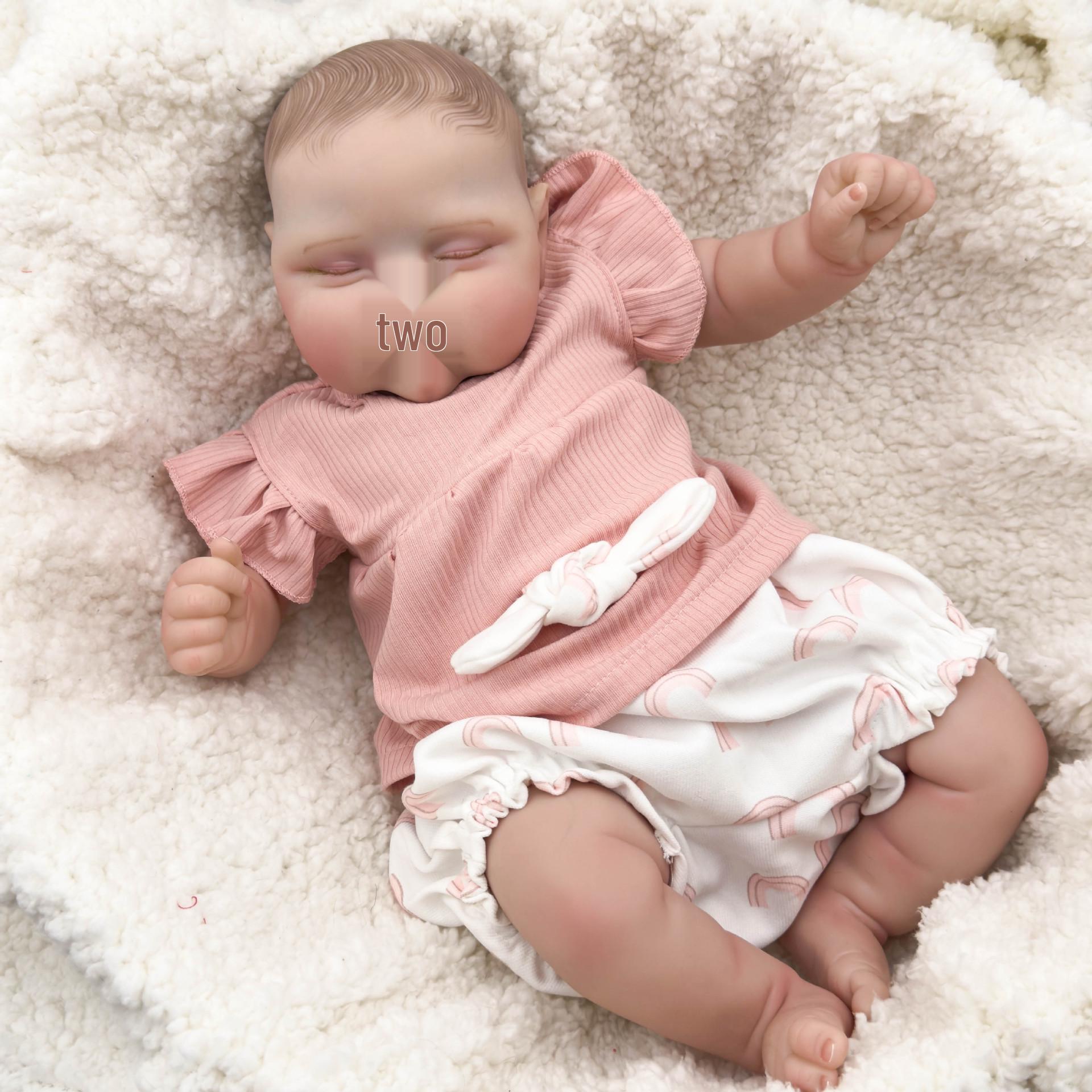 50cm Realistic Peaches Hand-Painted 3D Skin Doll 50cm Cloth Body