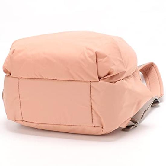 Isaac Recycled Nylon Logo Tape Backpack for Women 2000603 Wine (58)