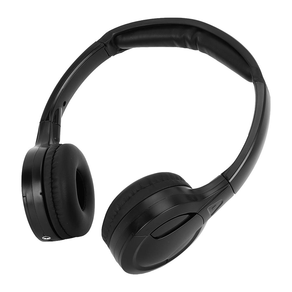Wireless Infrared Stereo Audio 2 Channel Headphone Earphone for Car Headrest DVD