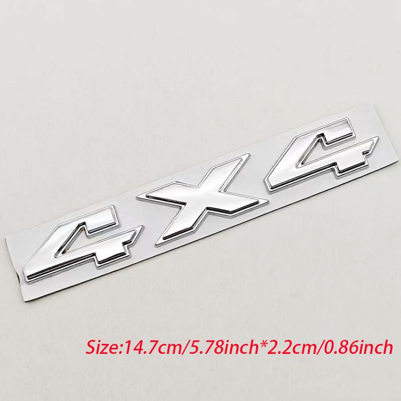 3D Metal 4X4 Logo Car Sticker Emblem Badge Decals Car Tail Sticker For JEEP 4X4 Grand Wrangler Auto Accessories