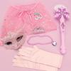 1Set Snowflake Light Sound Sticks Kid Cosplay Props Princess Wand Toy Fairy Girls Glowing Wands Christmas Halloween Children Toy