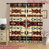 2D flat Photography Backdrop Background Banner Geometric Tribal Motifs 100% Polyester Vibrant Reunion Use for Booth seats