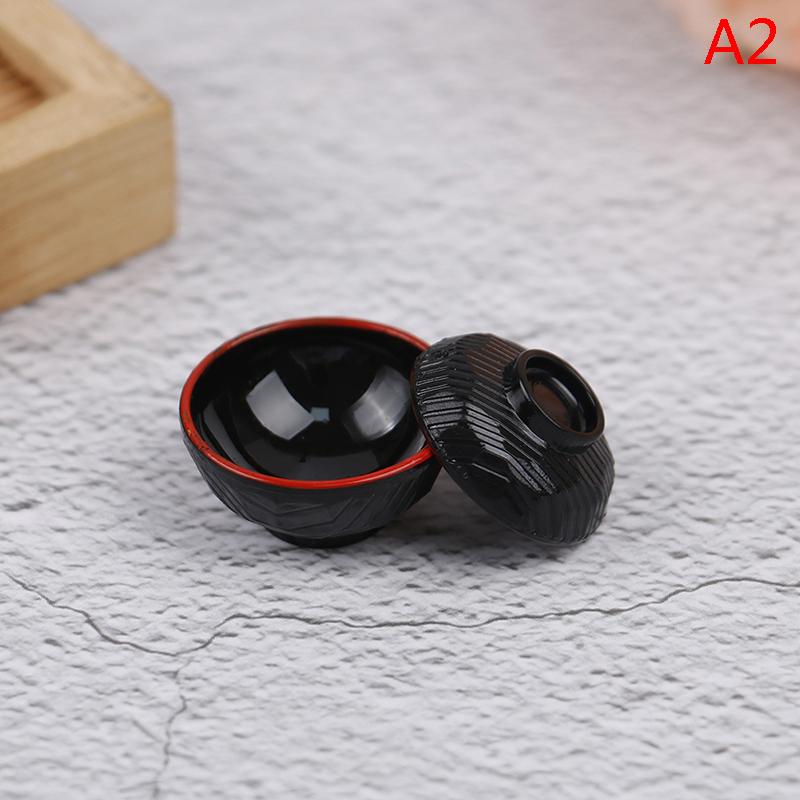 1:12 Dollhouse Miniature Old Style Retro Soup Basin Food Fruit Bowl, Dishes Plate, Bowl Kitchen Tableware Dollhouse Accessories