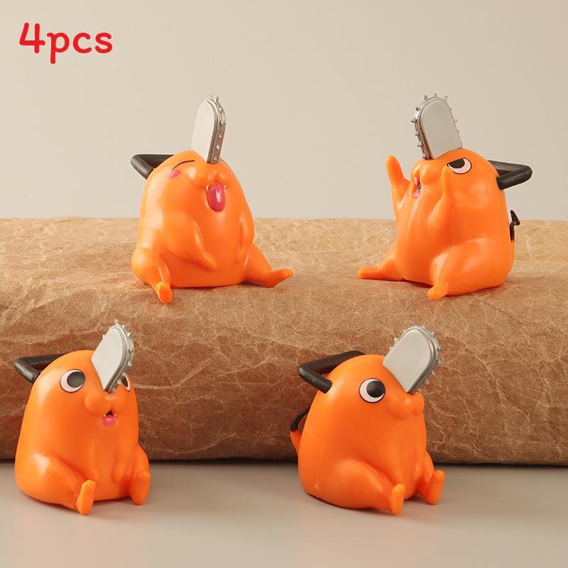 Chainsaw Man Pvc Figurine Set With Anime Character Collectible Toys For Fans
