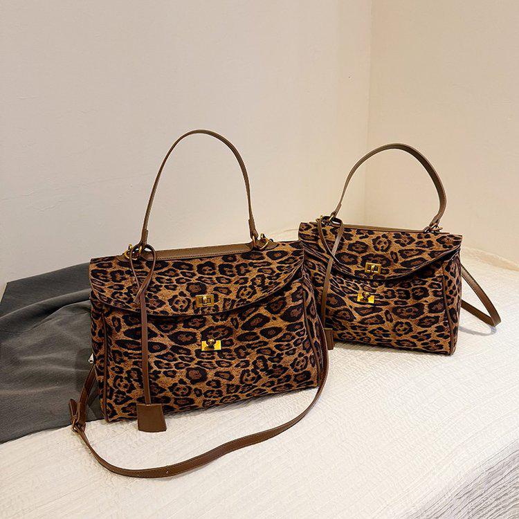 Geantă de mână tote crossbody de damă 2025 Retro cu suprafață din piele întoarsă toamnă/iarnă