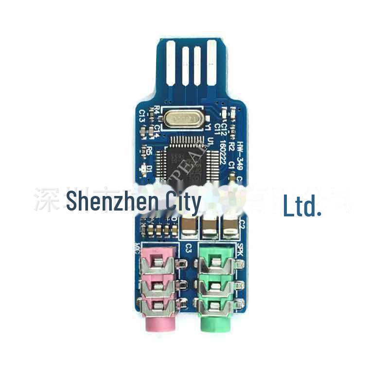 CM108 Plug-and-Play USB-Soundkarte: Externes treiberloses Audiomodul für PC/Laptop