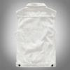 Slim Personality Trendy Men's White Denim Vest Denim Vest Top