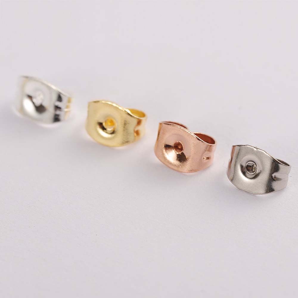 Steel Back Stoppers Ear Stud Earring Blocked Earrings Back Ear Stopper Jewelry Making Supplies