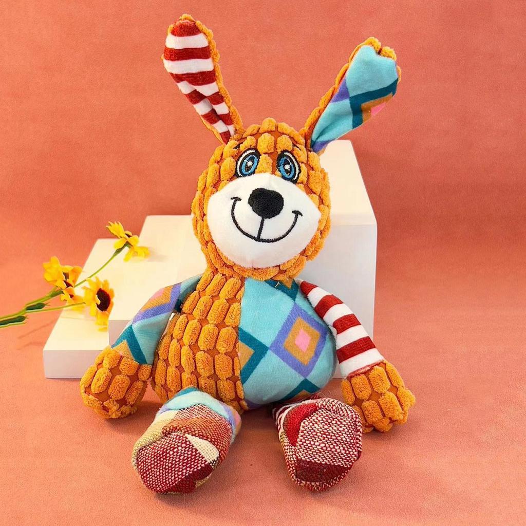 Plush Squeaky Toys for Dogs Stuffed Animal Puppy Toys Small Dog Toys Stuffed Dog Play Toys Interactive Puppy Toys for Small