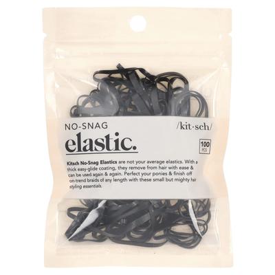 Haftfreies Elastikband, Schwarz, 100 Stück