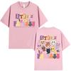 Cute Ateez 2025 World Tour in Your Fantasy T Shirt Fan Gifts Korean Kpop Fashion T-shirt Men Women Cotton Short Sleeve T-shirts