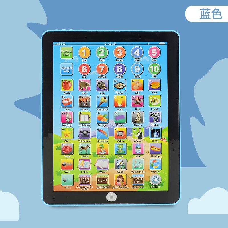 

Английский планшет обучающая машина, имитационная компьютерная модель образовательная детская музыкальная игрушка для изучения английского языка