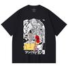 230 Gsm 100% Cotton One Punch Man V6 Saitama Print Unisex Heavy Cotton T Shirt