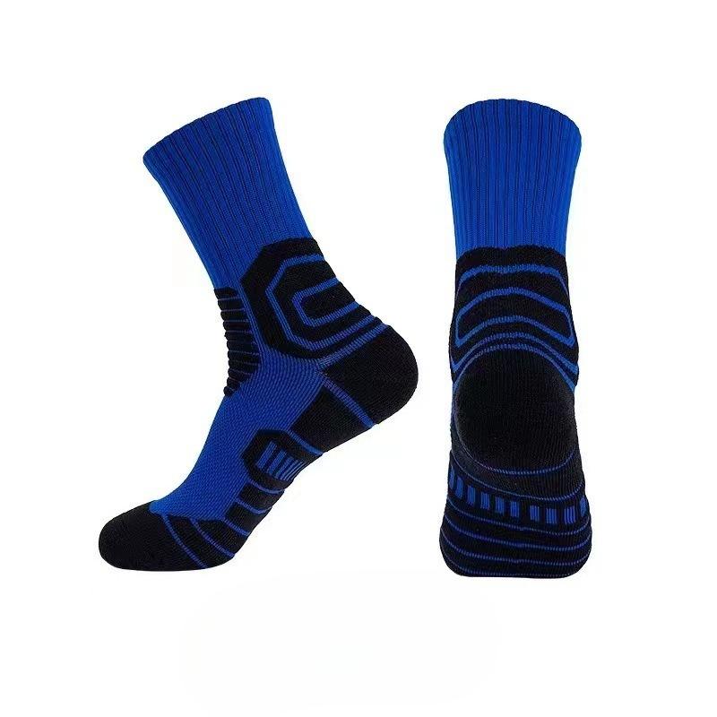Herren Frühling und Herbst Professionelle Basketball Sport Tide Schweißabsorbierend Atmungsaktiv Rutschfest Schlauchsocken