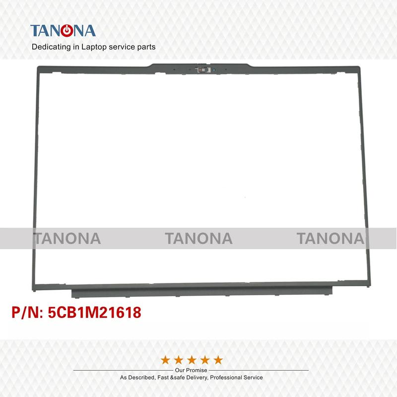New 5CB1M21618 Blk For ThinkPad T14 Gen 5 P14s Gen 5 Laptops LT4E0 Lcd Front Bezel Cover Trim Bezel B Shell