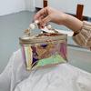 Women's Cosmetic Bag Travel Portable Handbag Multifunctional Laser Cosmetic Bag Waterproof Ladies Makeup Storage Bag