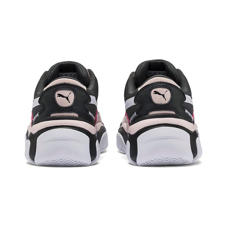 PUMA Women's Black Pink White Storm Anti-Valentine's Day Low Top Casual Shoes 372118-01