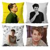 Singer C-Charlie PuthS Pillow Case Anti-dustmite Pillowcase Invisible Zipper Silky Short Plush Sofa Cushion Cover