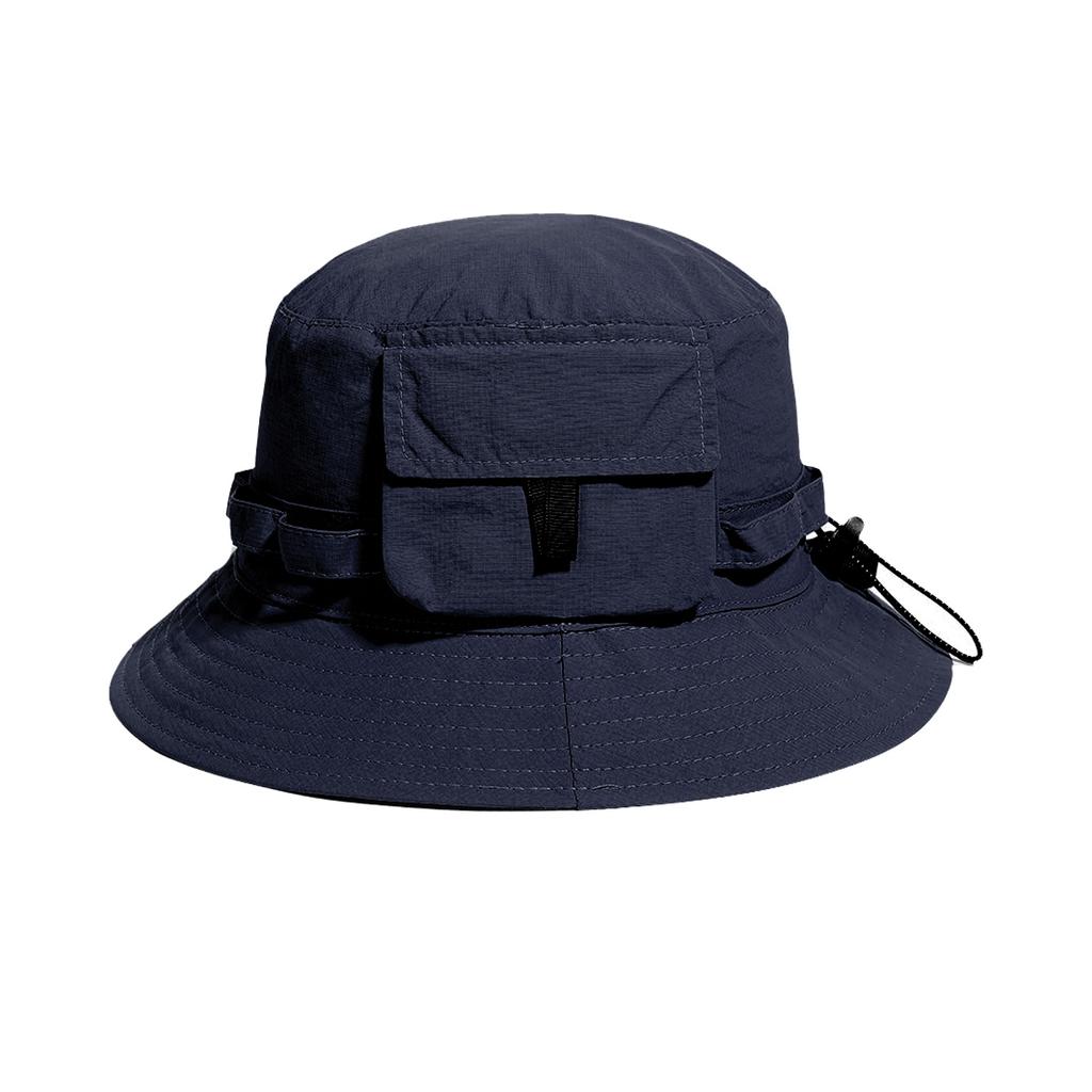Banseupeullai Supijen Loose Bucket Boonie Hat Navy Blue