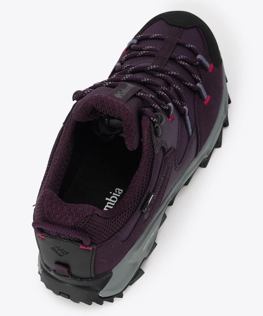 Columbia Sabre Six Low Outdry Hiking Size Dark Wild Fuchsia Women's Shoes, 25.0cm, Plum,