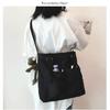 Spring New Ladies Shopping Bag Simple Fashion Handbag 2026 Nylon Waterproof Solid Color Messenger Large Capacity Shoulder Bag