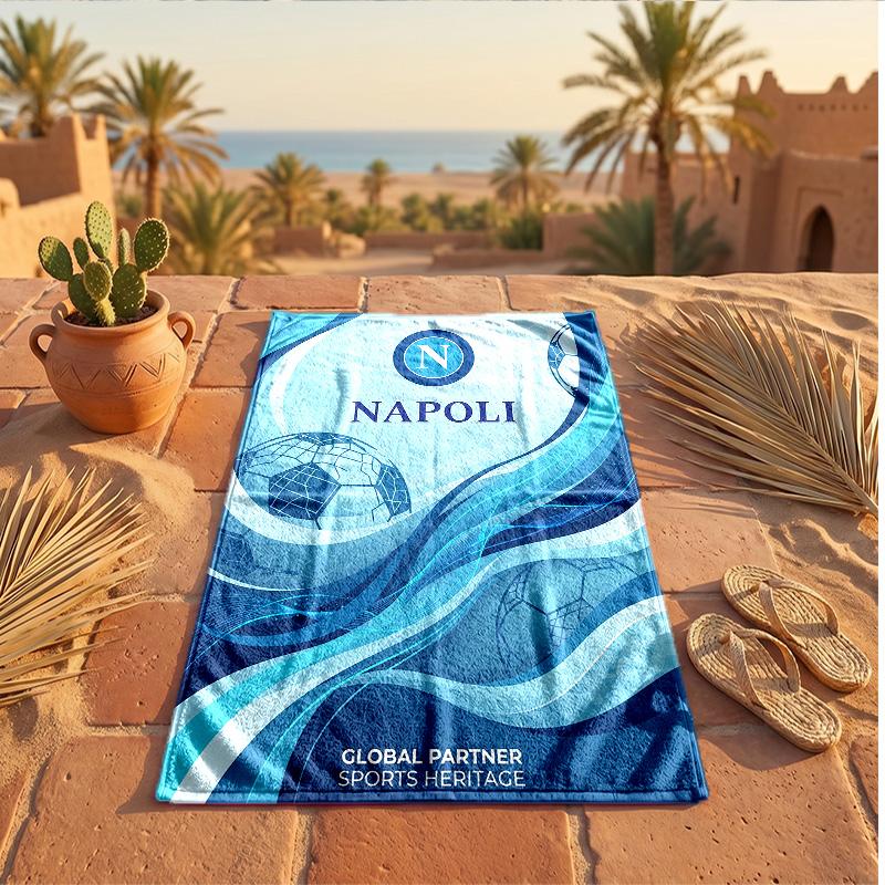 Napoli FC Druck Mikrofaser Strandtuch Schnelltrocknend Saugfähig Großes Handtuch Für Strand Schwimmen Reisen