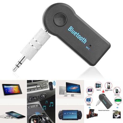 Wireless Bluetooth Audio Music Receiver 3.5mm Adapter Handsfree Car AUX Speaker