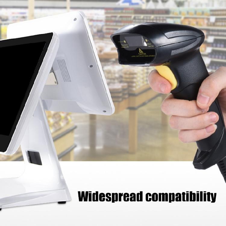 Corded Barcode Scanner Corded Handheld Barcode Reader for Smartphone Reader Barcode Recognition Scanner Accessories