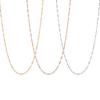 Foreign Trade Titanium Steel Women'S Stainless Steel Necklace, Chain Women'S 18K Gold Pigment Chain, Jewelry