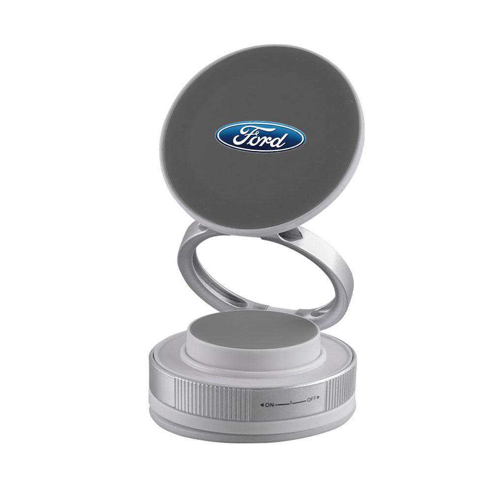 1PCS ABS 360 Adjustable Vacuum Magnetic Phones Holder Valve Cap For Ford Focus 2 MK5 Fiesta MK7 Mondeo MK4 Fusion ShelbyMustang ARW1